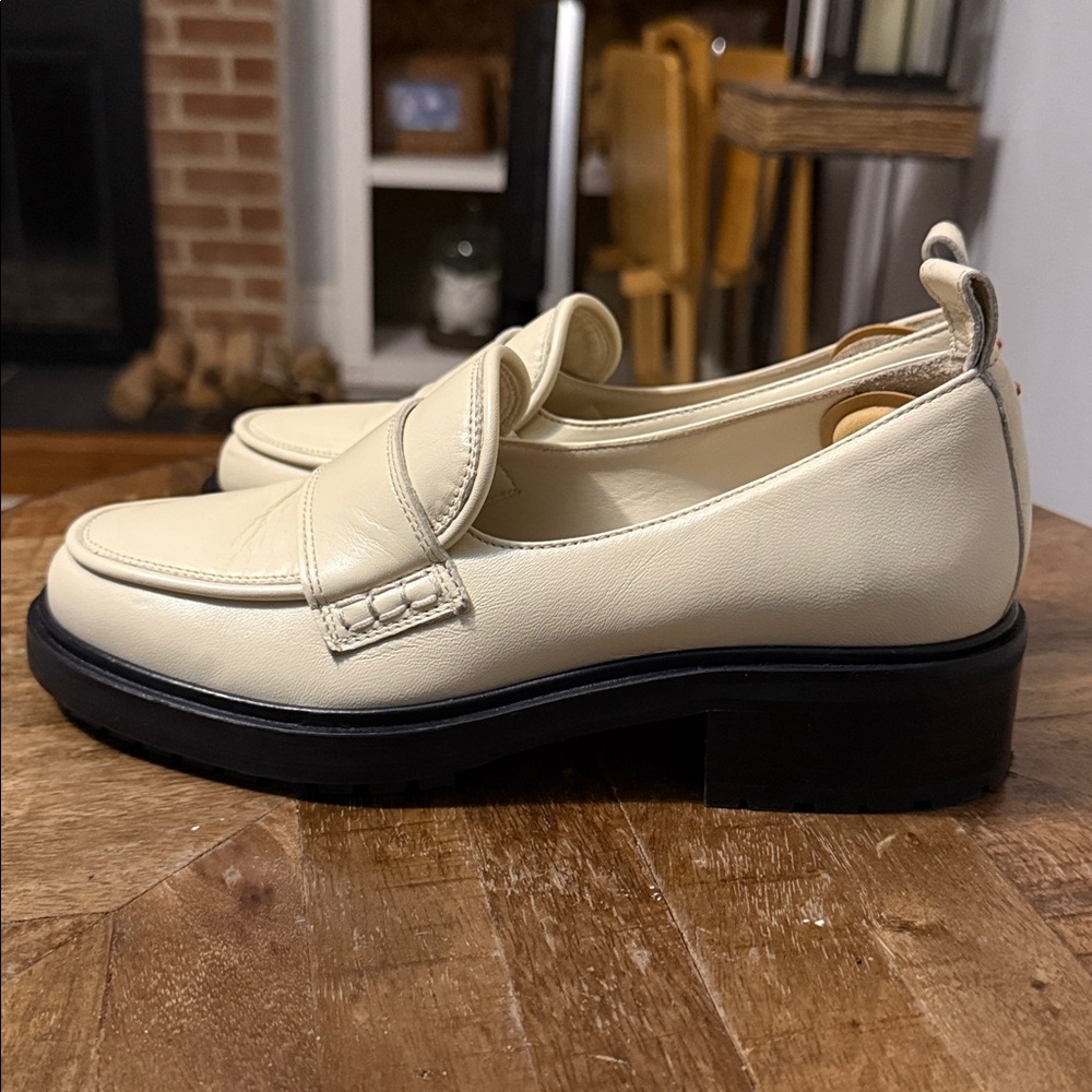 Aeyde Ruth Leather Lug Sole Platform Loafers 6.5 - Picture 7 of 12
